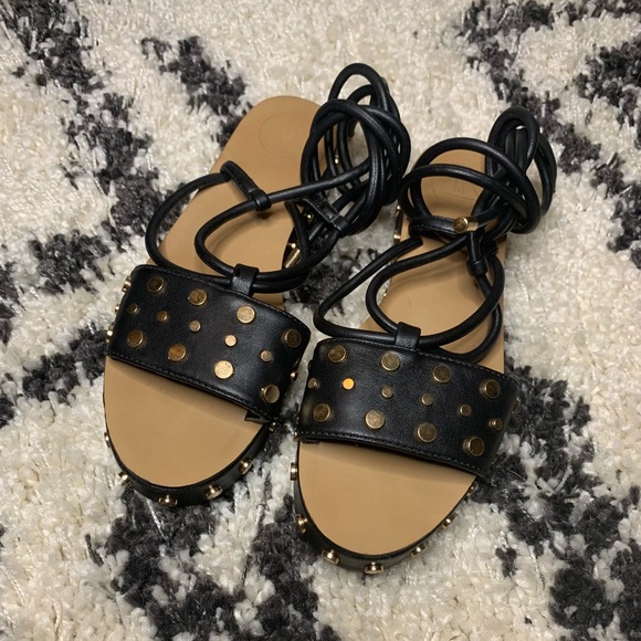 Flatform Studded Sandals - Picture 4 of 5